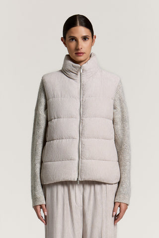 Gilet in velluto a coste
