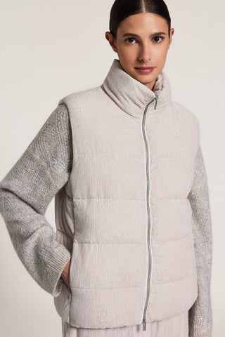 Gilet in velluto a coste