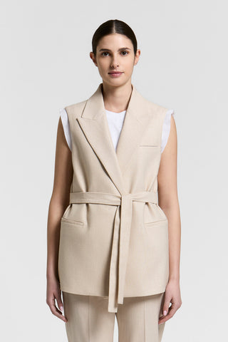 Blazer in gabardina di cotone stretch