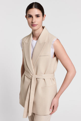 Blazer in gabardina di cotone stretch