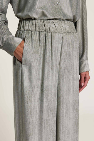 Pantalone palazzo in velluto a coste