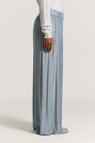Pantalone palazzo in velluto a coste