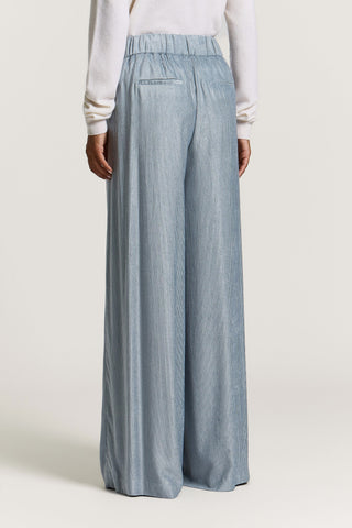 Pantalone palazzo in velluto a coste