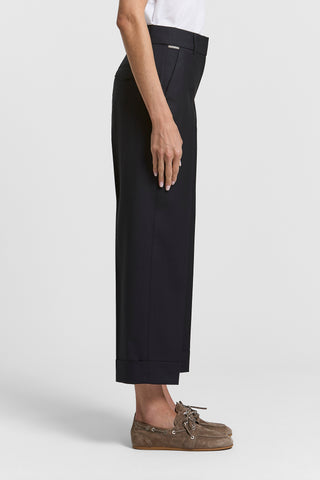 Pantalone a linea dritta in lana merino L