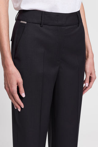 Pantalone a linea dritta in lana merino L