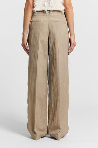 Technical organza trousers