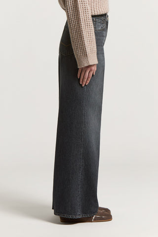 Denim in twill cotone fermo