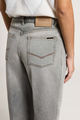 Denim in twill di cotone