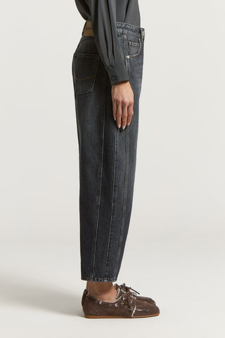 Denim grigio lavato