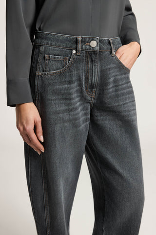 Denim grigio lavato