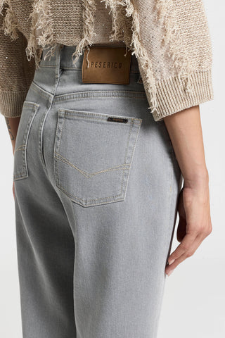Grey cotton jeans