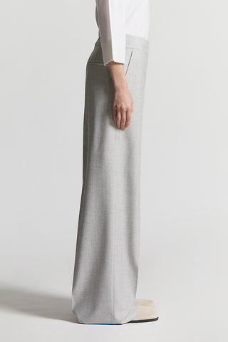 Micro-houndstooth palazzo trousers