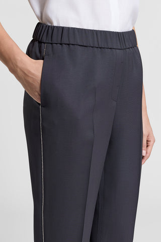 Viscose cady trousers