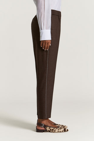 Pantalone di lana e cashmere