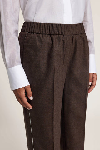 Pantalone di lana e cashmere