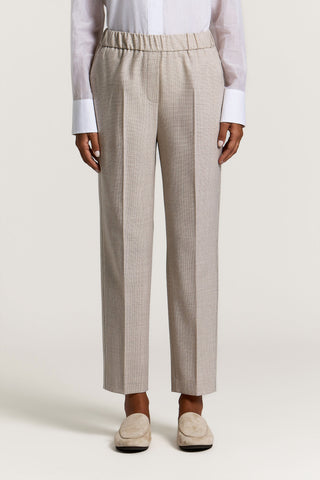 Pantalone in lana viscosa