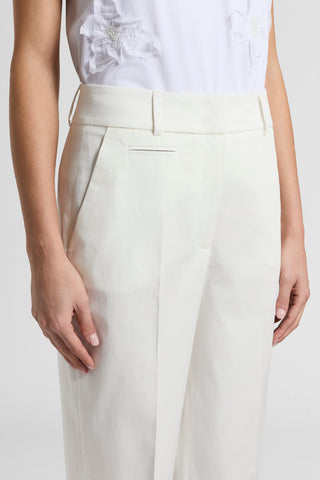 Lightweight cotton gabardine trousers
