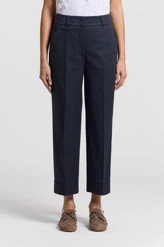 Lightweight cotton gabardine trousers