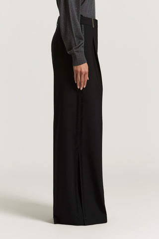 Pantalone in lana bi-stretch