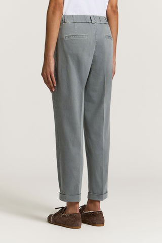 Pantalone in gabardina di cotone