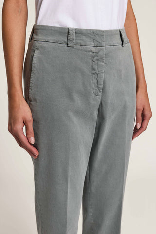 Pantalone in gabardina di cotone