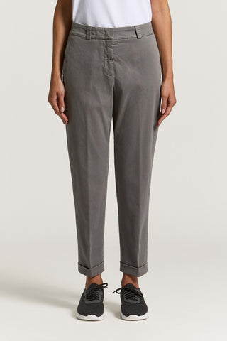 Pantalone in gabardina di cotone