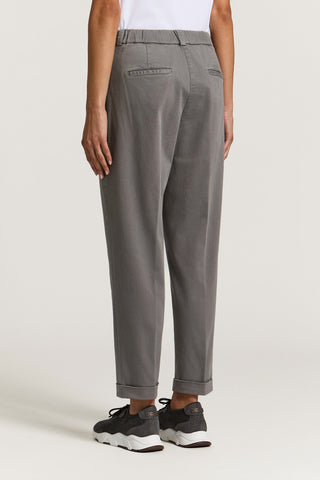 Pantalone in gabardina di cotone