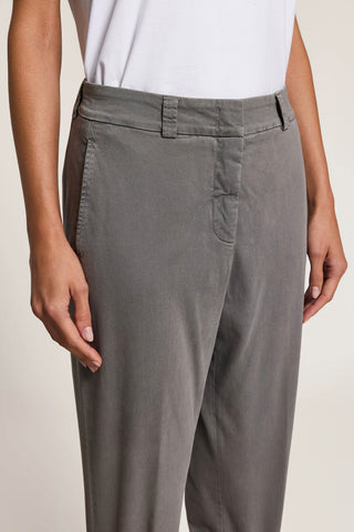 Pantalone in gabardina di cotone
