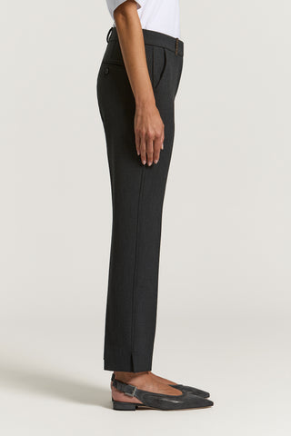 Pantalone a sigaretta in tela tecnica compatta