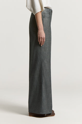 Denim in gabardina in cotone