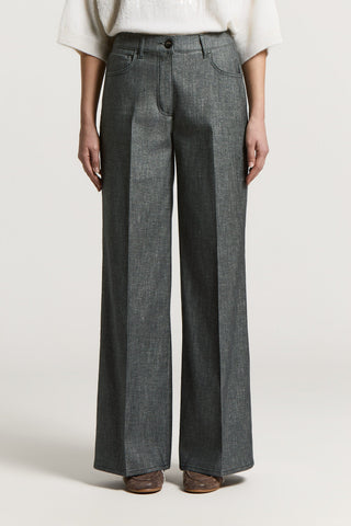 Denim in gabardina in cotone