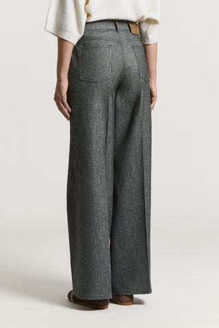 Denim in gabardina in cotone