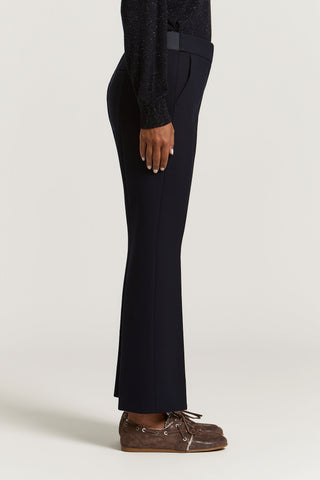 Pantalone a zampa crop