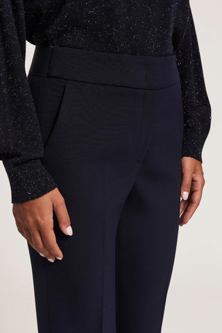 Pantalone a zampa crop
