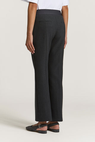 Pantalone a zampa crop