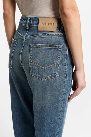 Regular-fit stonewash jeans