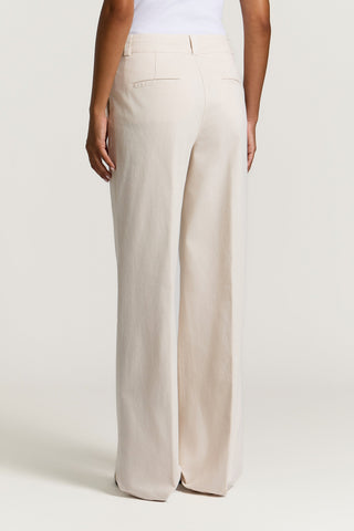 Pantalone in gabardina di cotone