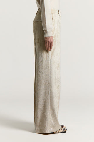 Velvet palazzo trousers