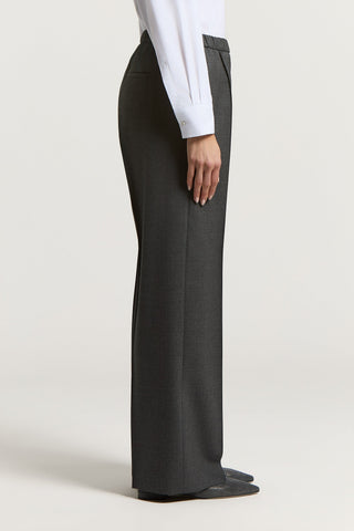Pantalone in gabardina di lana