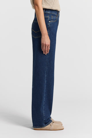 Regular-fit stonewash jeans