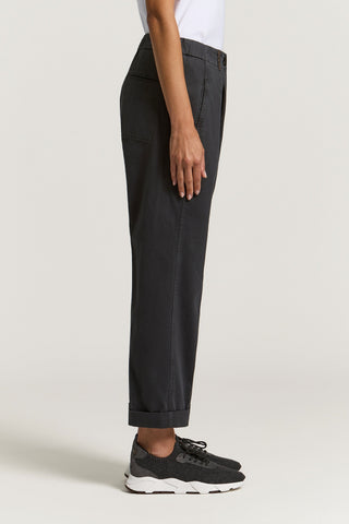 Pantalone in gabardina di cotone