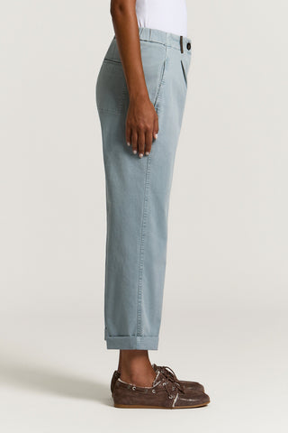 Pantalone in gabardina di cotone