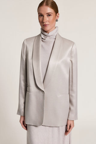 Blazer monopetto in viscosa
