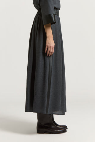 Gonna lunga in organza semilucida