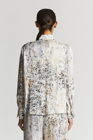 Viscose satin shirt