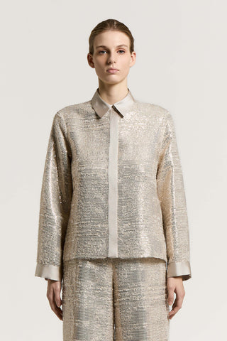 Camicia in pailletes e