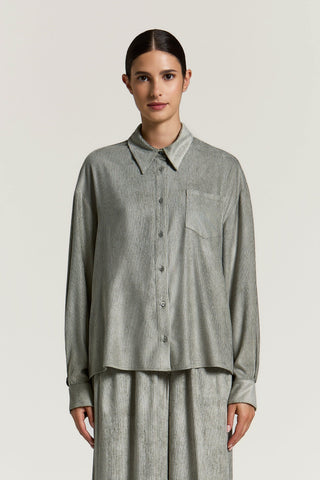 Camicia in velluto a coste