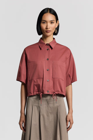 Cotton sateen shirt