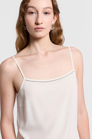 Silk crepe de chine top