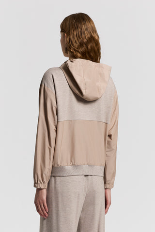 Angelina lurex and cotton sweatshirt